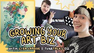 ART TIPS  Interview w/Lisa LaRose | Self Employed Illustrator