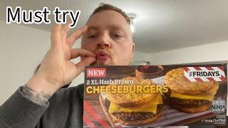 These are a must TRY! XL hash brown cheeseburgers from Tgi Fridays