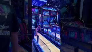 Neon Bowling at IAAPA 2024.   #arcade #bowling