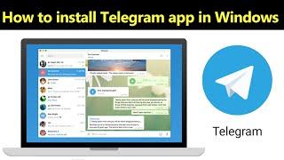 How to install Telegram app in Windows 10, 8.1, 7 in Desktop or PC? // Smart Enough