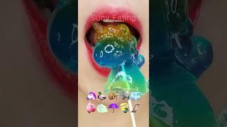 ‎@Sunny_EATING_  asmr sugarcraft,colorful jelly eating sounds