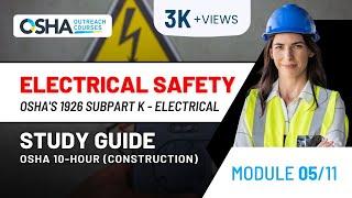 OSHA 10 Electrical Safety Training - Module 5 | OSHA 10 Construction Study Guide | OSHA Fatal Four