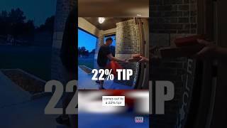 DoorDash Delivery Driver Upset Over $5 Tip #shorts