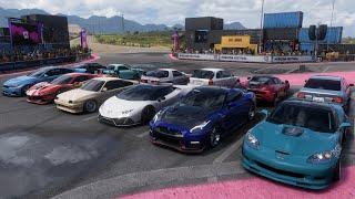 1047HP Nismo GTR R35 - Clean Car Meet - Cruise, Pulls, Drifts w/ 488, Golf R, + | Forza Horizon 5