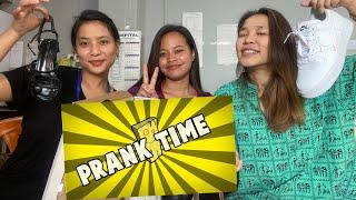 PRANKING OUR FRIEND AMANDA SANGMAWII Nike Airforce 1 unboxing 