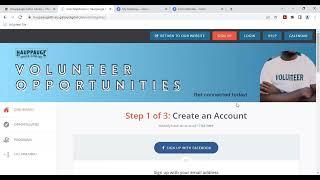 Volunteer Software Step by Step