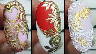 New Nail Art Ideas 2025 | Easy Valentine's Day Nail Art Tutorial | Cute Nail Ideas #Nailicious