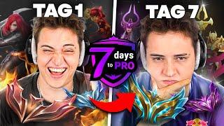 IN 7 TAGEN LEAGUE OF LEGENDS PRO WERDEN (SELBSTEXPERIMENT)