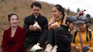 Harvesting and taking care of the vegetable garden, simple meals for 6-month pregnant mothers.