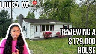 REVIEWING A $179,000 HOUSE FOR SALE IN LOUISA, VA | MOVING TO LOUISA COUNTY | **ZILLOW YOUTUBE**