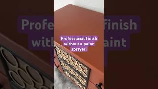 DON’T have a paint sprayer?? NO problem! #paintedfurniture #furnitureflip #diyfurniture