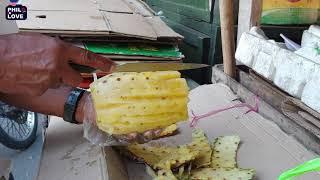 Dumaguete, Philippines | How to Cut a Pineapple