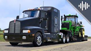 Hauling A John Deere 9RT In Texas! | American Truck Simulator (ATS) Showcase
