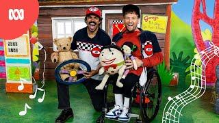  Dylan Alcott and Tony Armstrong: Driving in My Car ️ | Play School Show Time | ABC Kids