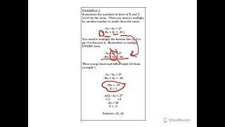 KJ3 Solve Systems Using Elimination