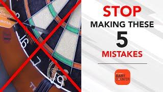 5 MOST COMMON MISTAKES MADE BY DARTS PLAYERS! 