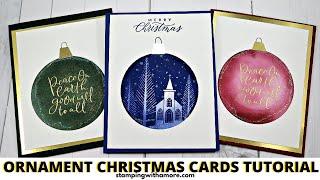 Learn how to make Two Beautiful Christmas Cards that you will want to make again (Easy one to make)