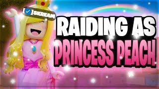 Raiding In Dahood As PRINCESS PEACH!  (I got jumped)