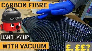 How to make carbon fibre at HOME! DIY [vacuum bag]