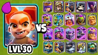 BERSERKER  NIVEL 30 vs TODAS LAS CARTAS | Clash Royale