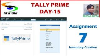 Tally Prime Day-15 by Deepak Gupta