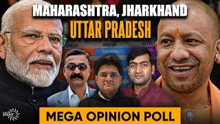 Mega Opinion Poll - Maharashtra, Jharkhand, Uttar Pradesh | Abhishek Tiwari, VN Bhatt