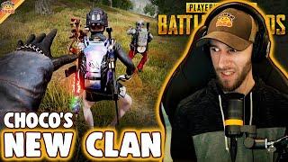 chocoTaco Joined a PUBG Clan? ft. Halifax & Swagger - PUBG Erangel Squads Gameplay