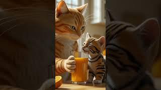 AI Cats Cooking Breakfast | Hilarious Morning Chaos!"#ytviral #cat #funny #cute #ai #animals