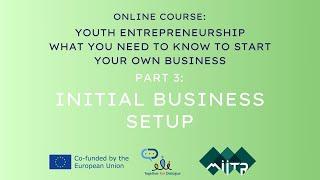 Initial business setup