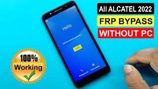 All ALCATEL GOOGLE/FRP BYPASS 2022 (WITHOUT PC) 