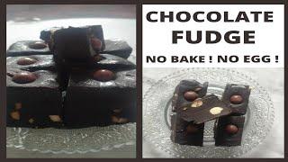 Homemade Chocolate Fudge Recipe - No Bake, No Egg!! | by Vaishali's Kitchen Katha| #food #recipe