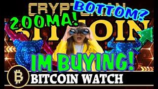 The Cryptonian: BITCOIN BTC @ 200 MA - Bottom Now?