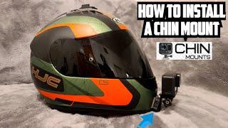 CHIN MOUNTS HELMET INSTALL - Best Way To Mount a GoPro on Your Helmet in 2024