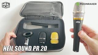 HEIL PR20 Professional Microphone - Contents & Feature Overview