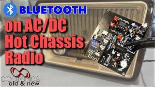 Boost Your Vintage "AC/DC Hot-Chassis" Tube Radio with Bluetooth! Does my design work as is?