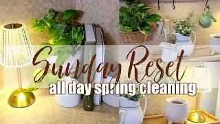 SUNDAY RESET || ALL DAY SPRING CLEANING || DEEP CLEANING MOTIVATION || ROBIN LANE LOWE