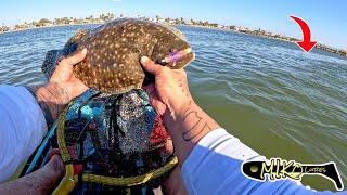 ALWAYS TARGET FISH SLICKS!!! KAYAK FISHING CORPUS CHRISTI, TX