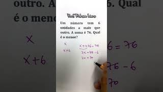 Problema de matemática para Concursos - Prof Robson Liers