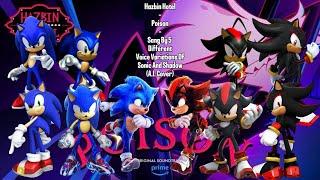 5 Eras Of Sonic And Shadow Sing Poison (A.I. Cover)