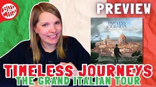 Timeless Journeys: The Grand Italian Tour Overview & Preview | Pumped Up Kickstarters