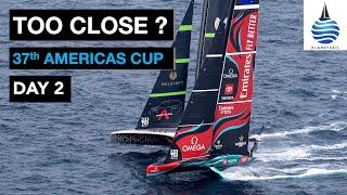 Day 2 - America's Cup - A Close Call - 13-10-24