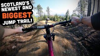 I Tried To Backflip Scotland's Biggest Jump Trail - Pivot Shadowcat First Ride At Glenlivet