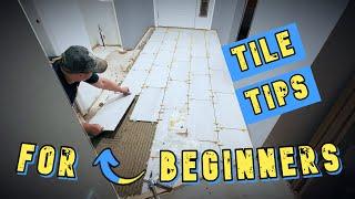 BEST TIPS for Laying Tile: With No Experience