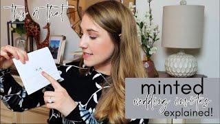 MINTED WEDDING INVITATIONS: Everything You Need to Know! | This or That