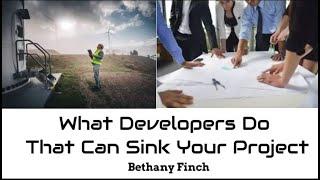 What Developers Do That Can Sink Your Project?