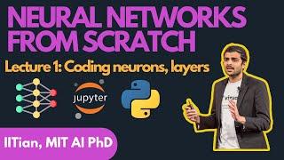 Lecture 1 - Neural Network from Scratch: Coding Neurons and Layers