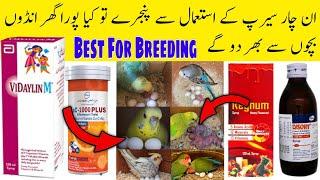 Best vitamin, minerals & calcium for birds breeding | australian parrots breeding medicine