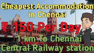 Cheapest accommodation in Chennai | Budget Stay in Chennai | Cheapest Hotel in Chennai #chennaitrip