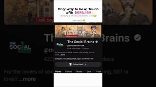 The Social Brains  #nexttoppers#digrajsinghrajput#dsr#digrajsir#shorts
