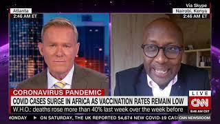 Amref Global CEO, Dr. Githinji Gitahi on CNN International advocating for #VaccineEquity